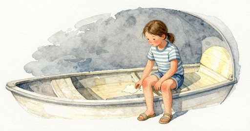From Leaf Mark to Fish on a Sunny Log Flume Ride