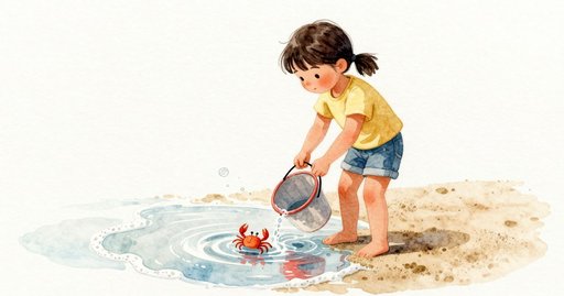 Red Bucket Reflected in the Tide Pool