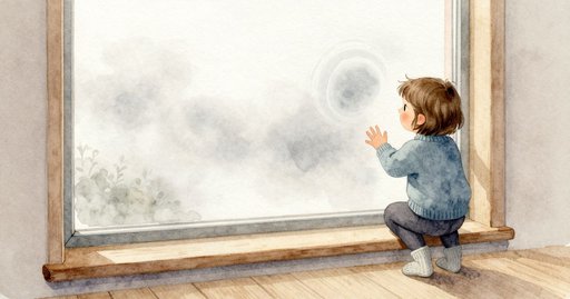 Fog Circles on the Window Glass