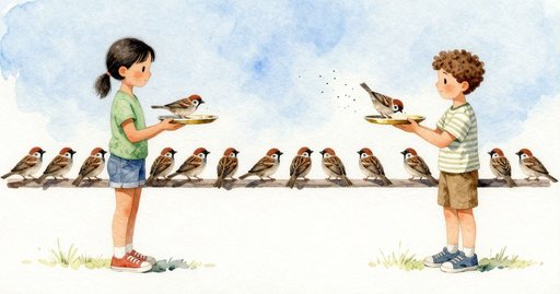 Seed Spill and Shadow Timing at the Bird Feeder Bench