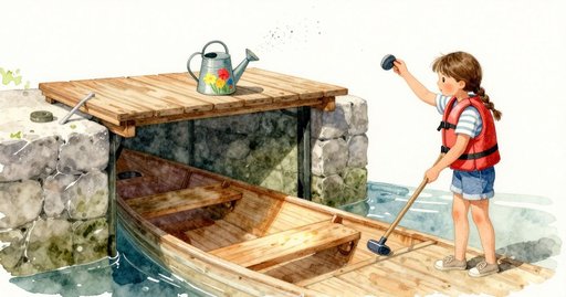 Lock Gate, Engine Beat, and a Hand on the Windlass