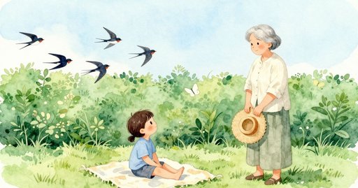 The Letter Slips From The Sun Hat