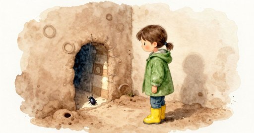A Beetle Clicks in the Bank Hole