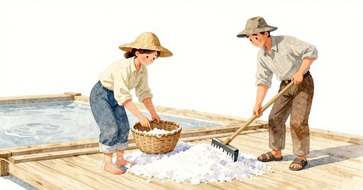 A Filled Basket on the Drying Platform