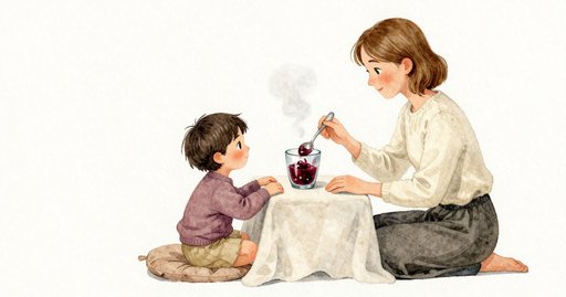 The Skewed Tea Ring in Lamplight