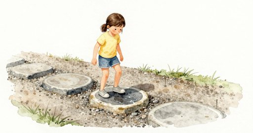 Stepping Stone Surprise on the Path