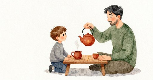 Two Drops at Once on the Tea Tray