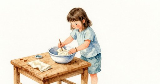 Setting the Enamel Basin on the Damp Ring