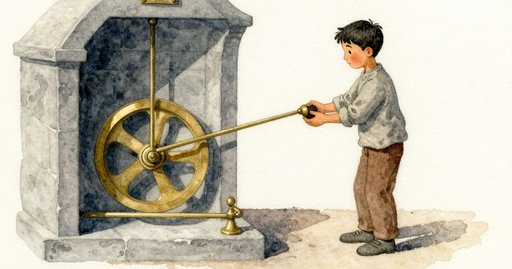Sun-Warmed Bronze and the Stubborn Winding Crank