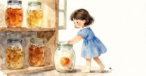 Ladybird at the Pantry Window and the Shifting Light