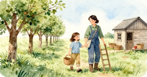The Orchard Apple That Bounced Into the Basket