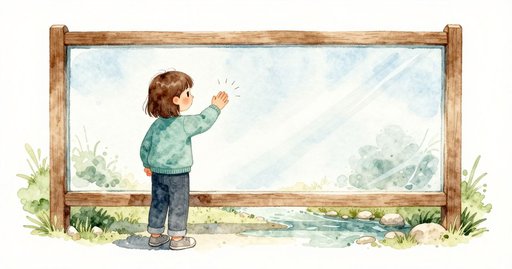 On the Bridge: Glass Pane Spiral and Creek Vortex