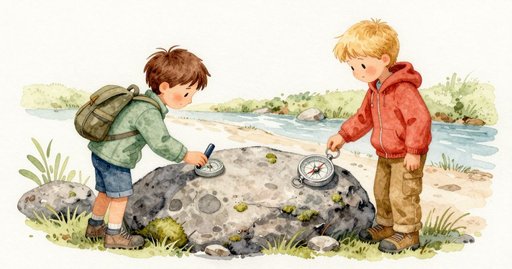 The Compass Needle Shifts at the Muddy Bank