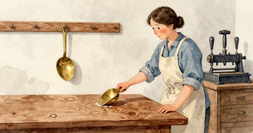 Light Through the Deckle Beside the Empty Hook
