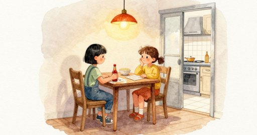 The Stuck Sauce Bottle at the Kitchen Threshold Opens