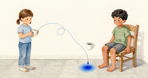 Swinging Paint Cup and the Surprise Blot
