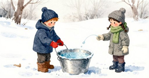 A New Ring in the Maple Pail at the Grove Edge